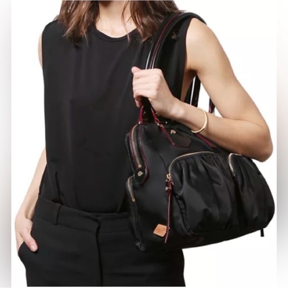 MZ Wallace Handbags - Stylish Black MZ Wallace bag nylon leather